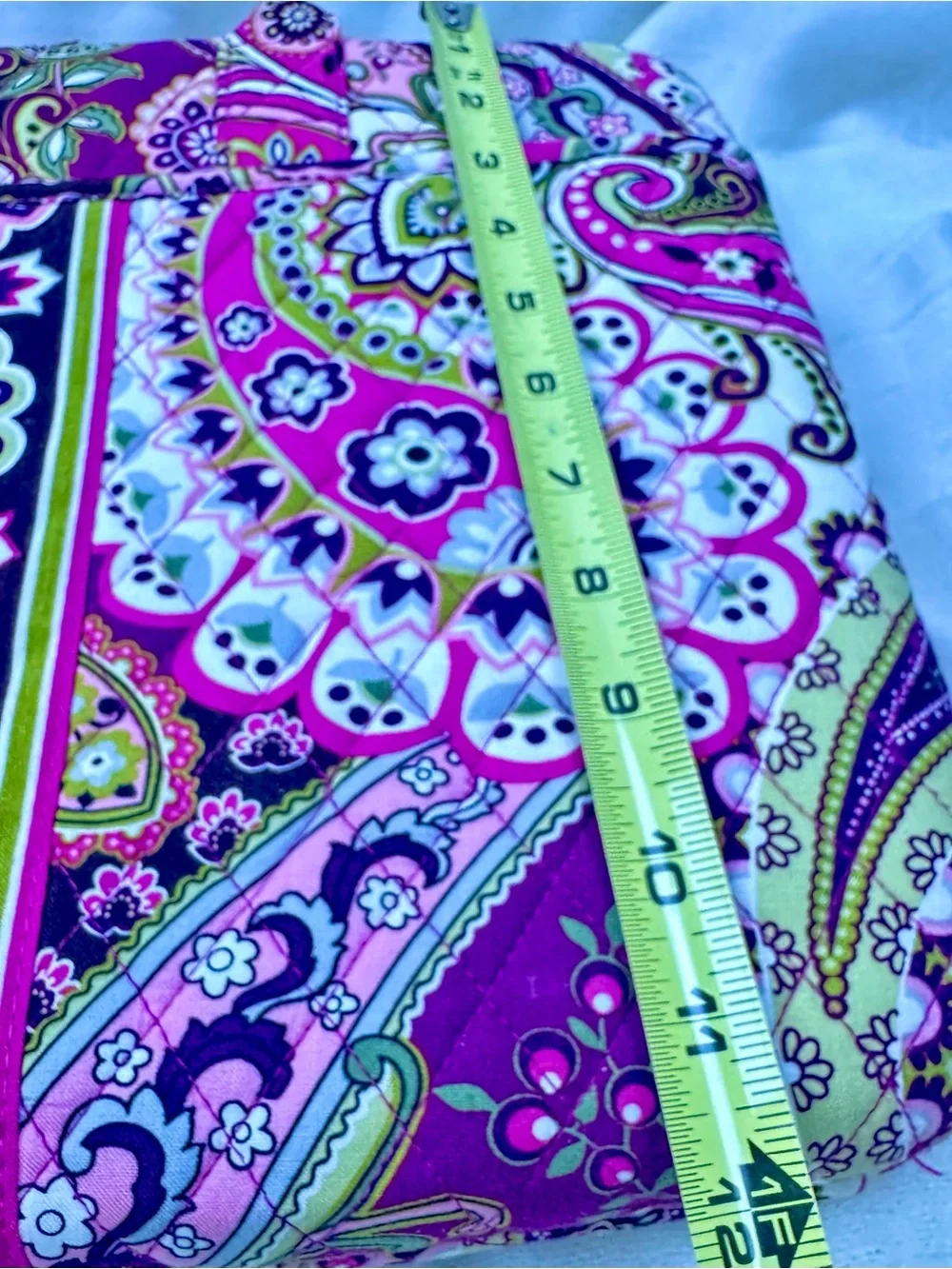 Vera Bradley Laptop Portfolio Hard Shell Computer Travel Very Berry Paisley NWOT